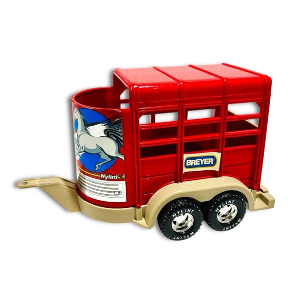 Vintage NYLINT 4x4 Horse Stable Trailer. Please Read! RARE Item! - Picture 4 of 8